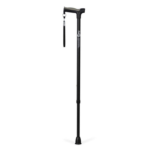 Adjustable Derby Handle Cane with Reflective Strap - 1 Each