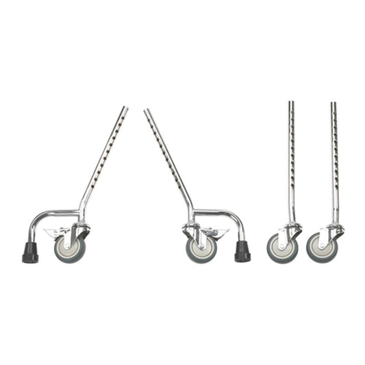 First Class School Chair Legs with Casters, Small - Box of 4