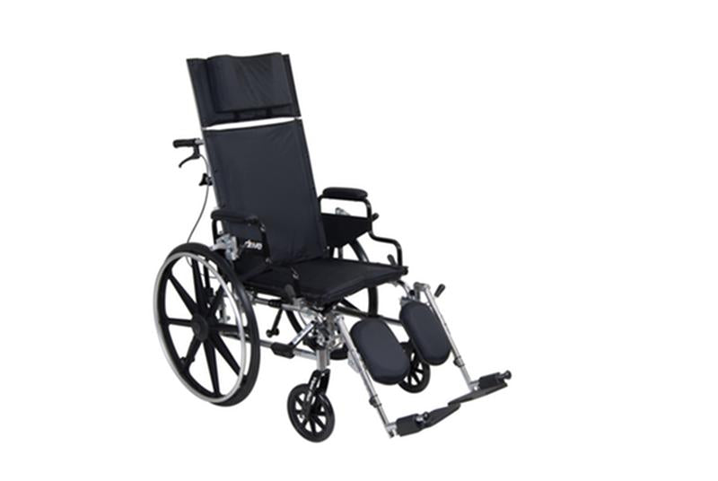 Viper Plus GT Full Reclining Wheelchair, Detachable Desk Arms, 16" Seat - 1 Each