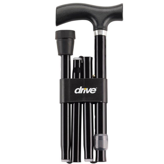 Heavy Duty Folding Cane Lightweight Adjustable with T Handle - 1 Each