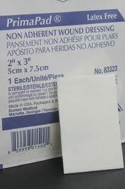 BX/100 PRIMAPAD NON-ADHERENT ABSORBENT PAD 2IN X 3IN, STERILE