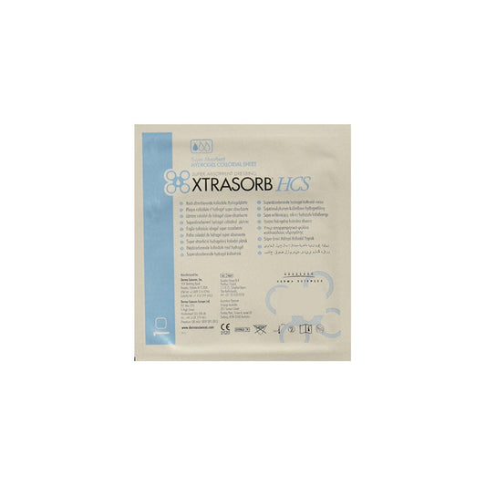 BX/10 XTRASORB HYDROGEL COLLOID, ADHESIVE DRESSING 4.3" x  4.3"