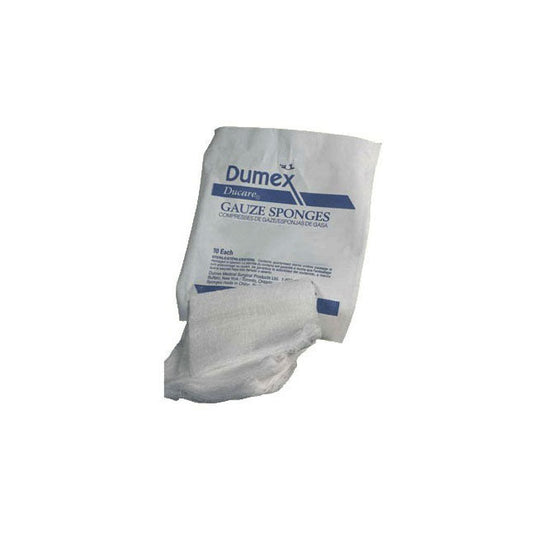 (10BG/CS) 200/BG DUCARE GAUZE SPONGE, WOVEN, 12-PLY, NON-STERILE