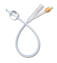BX/10 MEDLINE 2 WAY FOLEY CATHETER, SILICONE, 30CC. 24FR. STERILE.