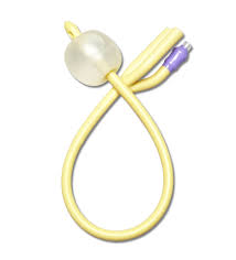 BX/12 3-WAY SILICONE ELASTOMER COATED LATEX FOLEY CATHETER, SIZE 24FR 30ML