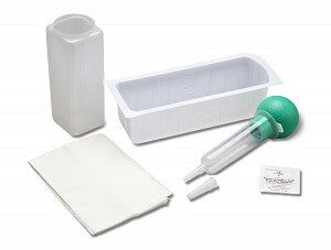 EA/1 IRRIGATION TRAY W/ BULB SYRINGE TRAY, 60ML STERILE