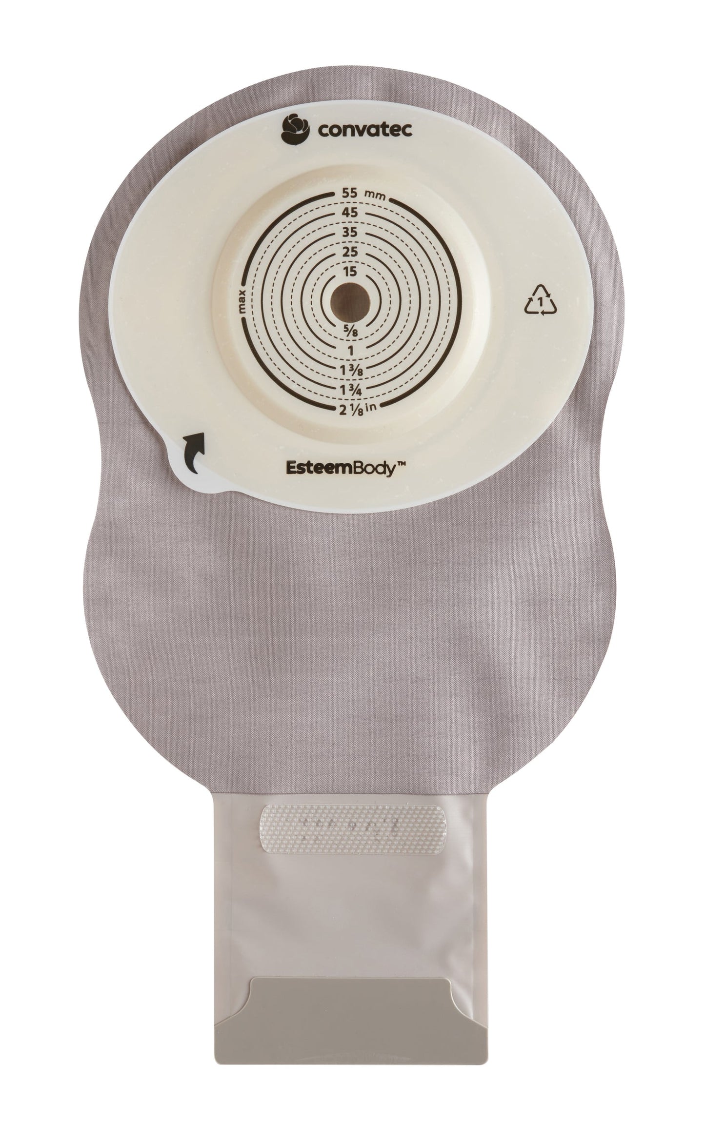 Esteem Body® Soft Convex One-Piece Drainable Pouch - Clear - Box of 10