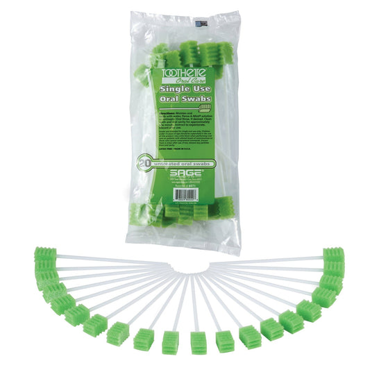 CS/1000 TOOTHETTE PLUS ORAL SWAB, UNTREATED