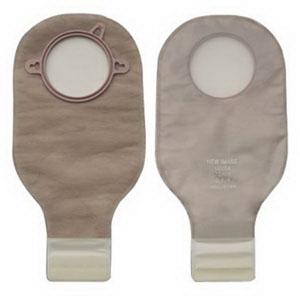 New Image Two-Piece Drainable Pouch, Flange 1-3/4" (44mm) Transparent 12" (30cm) - Box of 10