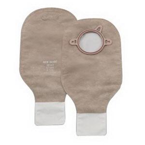 New Image Two-Piece Drainable Pouch, Flange 1-3/4" (44mm), Beige 12" (30cm) - Box of 10