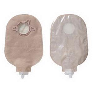 New Image Two-Piece Urostomy Pouch, Flange 2-1/4" (57mm), Transparent 9" (23cm) - Box of 10