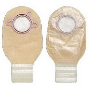 BX/10 POUCHKINS PEDIATRIC TWO-PIECE SOFTFLEX DRAINABLE LOCK N ROLL CLOSURE ,TRANSPARENT WITHOUT TAPE 1-3/4" NO FILTER