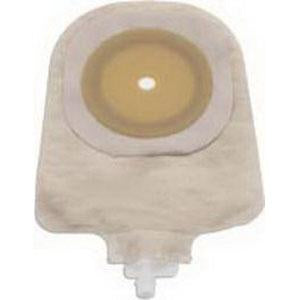 Premier One-Piece Urostomy Pouch, Pre-Cut Stoma Opening 1" (25mm), Beige 9" (23cm) - Box of 10