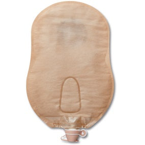 Premier One-Piece Urostomy Pouch, Pre-Cut Stoma Opening up to 2" (51mm), Ultra- Clear 9" (23cm) - Box of 5