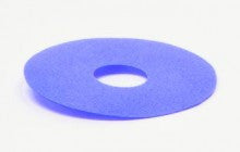 BX/10 HYDROFERA BLUE BACTERIOSTATIC ADHESIVE FOAM OSTOMY DRESSING W/O BORDER, 2.5IN