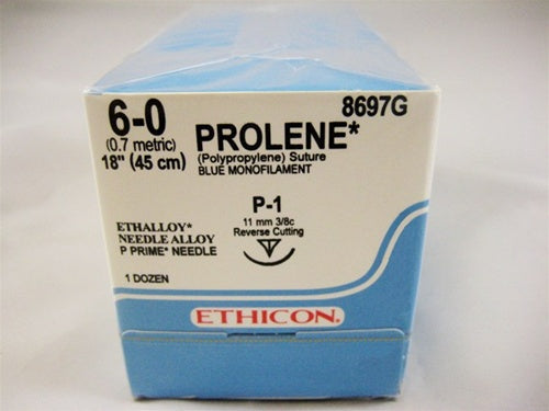 BX/12  SUTURE PROLENE SUTURE 6-0
