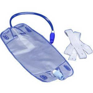 EA/1 CURITY URINE LEG BAG 25OZ (739ML) ANTI-REFLUX VALVE W/LEG STRAPS