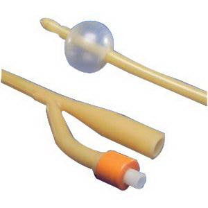 CTN/12 DOVER 2-WAY HYDROGEL COATED LATEX FOLEY CATHETER, COUDE, SIZE 16FR 5CC