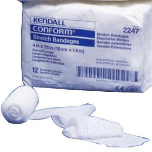 BX/12 CURITY CONFORM STRETCH BANDAGE NON-STERILE 4"X 75"