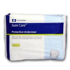 CS/6BG (14EA/BG) SURE CARE GUARDS FOR MEN, EXTRA HEAVY, 6.5"X13"