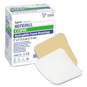 BX/10  COPA HYDROPHILIC FOAM DRESSING, 4IN X 4IN