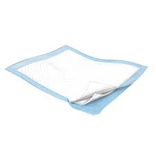 CS/20BG (10EA/BG) SIMPLICITY FLUFF UNDERPAD MODERATE ABSORBENCY 23" X 24" LT. BLUE