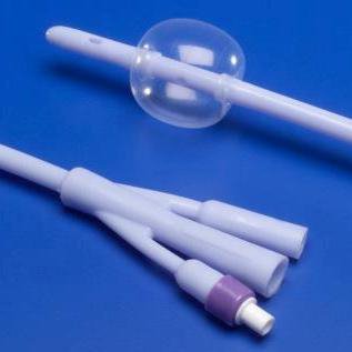 BX/10 DOVER FOLEY CATHETER,SILICONE,3-WAY 5CC,16FR