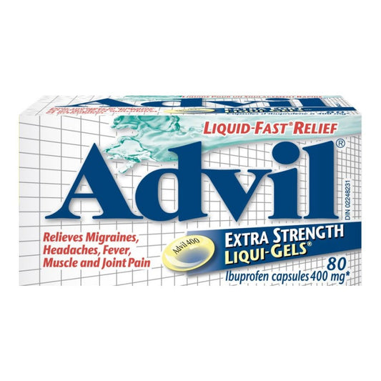 Advil Extra Strength Liqui-gels 80 Capsules