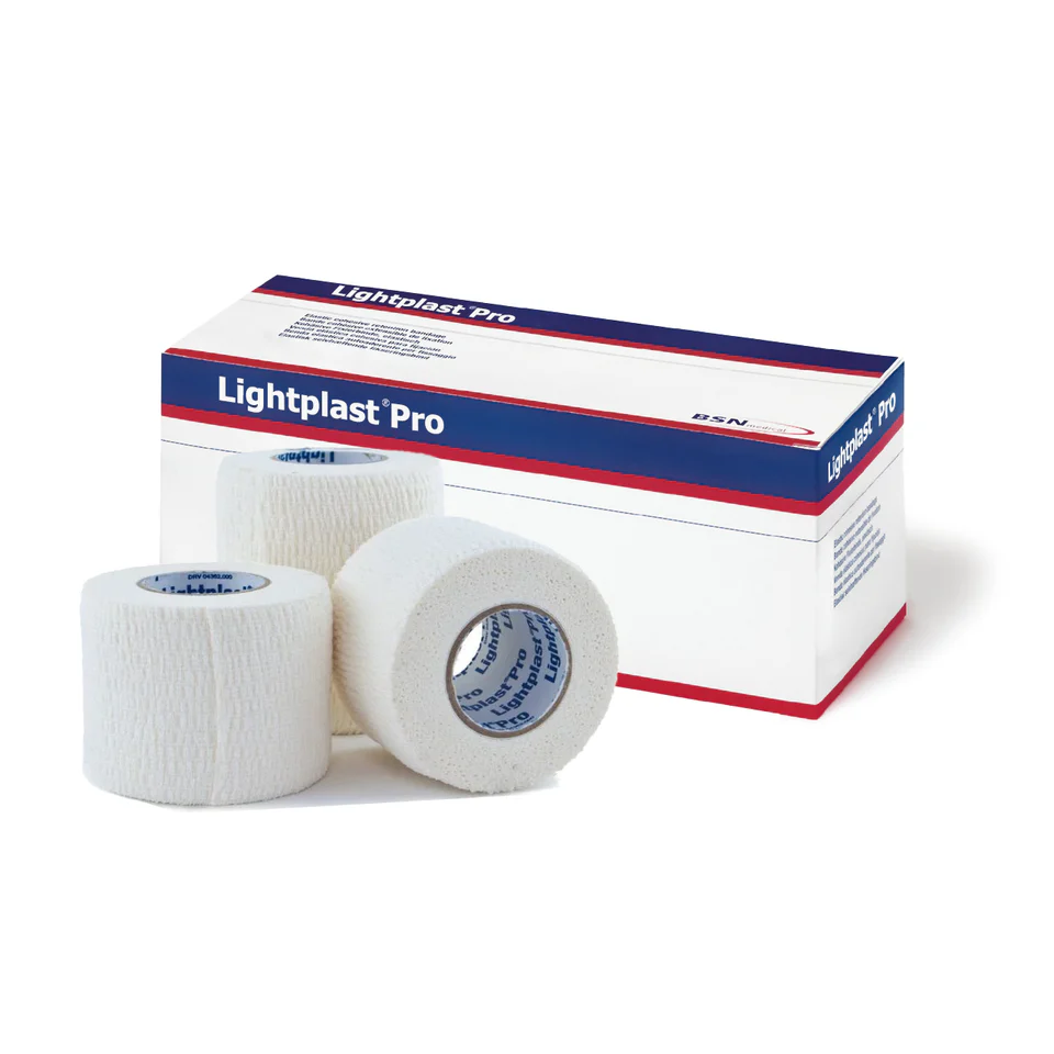 BX/24 LIGHTPLAST PRO ATHLETIC ELASTIC ADHESIVE TAPE 5CM X 6.8M (STRETCHED)