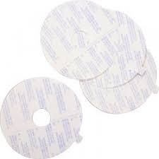 PK/10 MARLEN DOUBLE-FACED ADHESIVE TAPE DISC, 1/2IN PRE-CUT OPENING