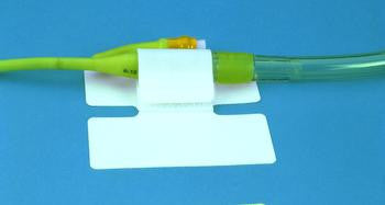 EA/1 CATH-SECURE MULTI-PURPOSE TUBE HOLDER 2 3/4IN WRAP TAB, 3IN x 1 1/4IN W BASE