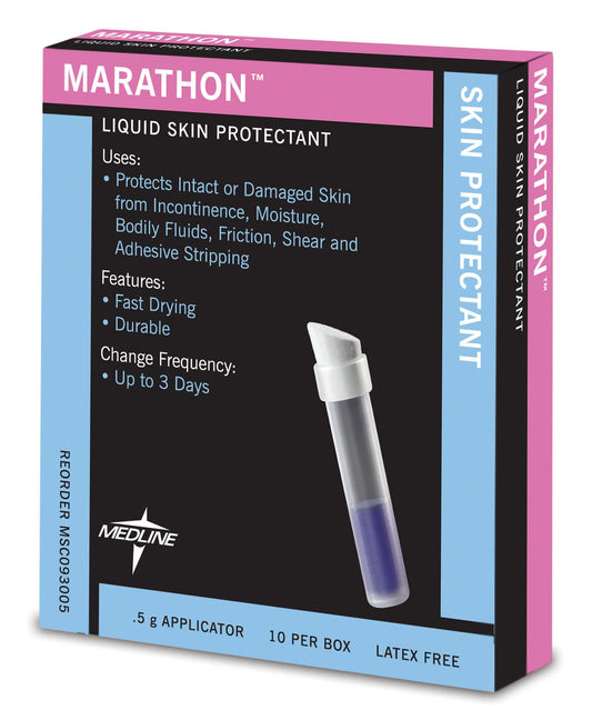 BX/10 MARATHON LIQUID SKIN PROTECTANT, 0.5G APPLICATOR, LATEX-FREE