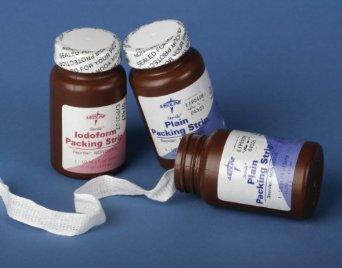 CS/12 STERILE PLAIN PACKING STRIPS, 1/4IN X 5YRDS
