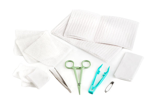 (CS100) EA/1 LATEX FREE STERILE DRESSING TRAY.
