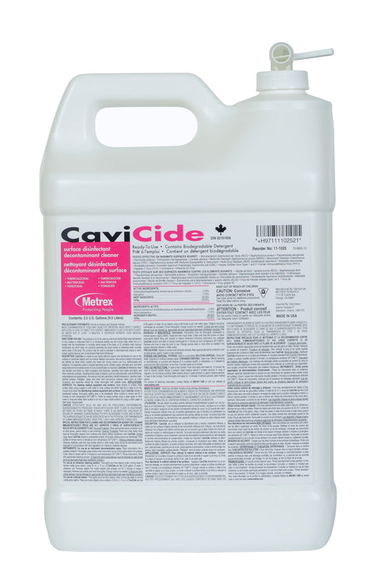 EA/1 CAVACIDE DISINFECTANT SPRAY FOR HARD SURFACES 2.5 GALLON BOTTLE