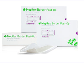 BX/10 DRESSING MEPILEX POST OP, SIZE 10CM X 30CM.
