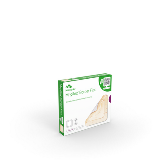 BX/10 MEPILEX BORDER FLEX 15 X20CM (6 X8")