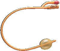 BX/10 GOLD 2WAY SIL 30CC 18FR