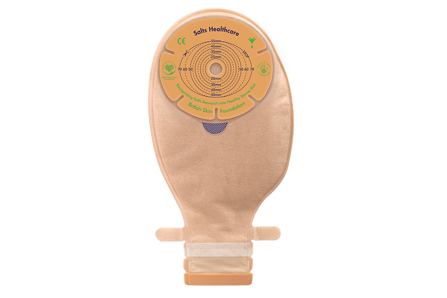 BX/30 CONFIDENCE NATURAL ADVANCE 1-PIECE LARGE DRAINABLE POUCH WITH FLEXIFIT AND ALOE, TRANSPARENT, CUT TO FIT 13-90MM