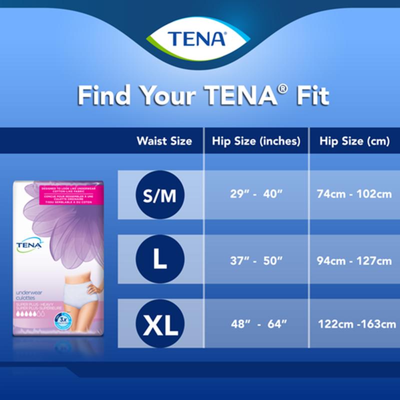 TENA® Women™ Super Plus Heavy Protective Incontinence Underwear, Super Absorbency, X-Large