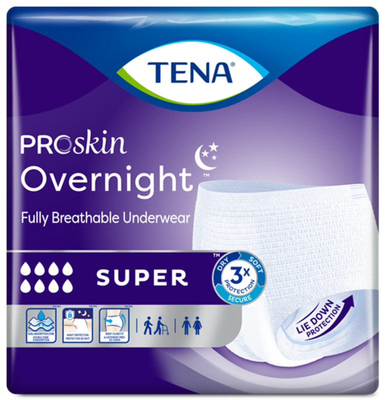 TENA® Overnight™ Super Protective Incontinence Underwear, Overnight Absorbency, X-Large