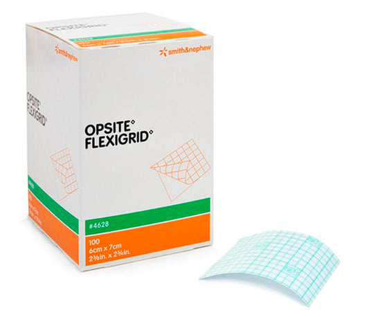 BX/10 OPSITE FLEXIGRID ADHESIVE FILM DRESSING, SIZE 15CM X 20CM