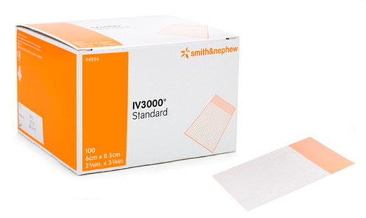 BX/100 IV3000 STANDARD FIXATION DRESSING, SIZE 6CM X 8.5CM