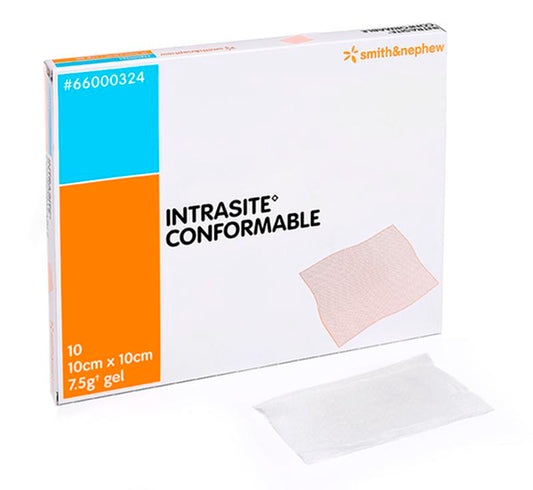 BX/10 INTRASITE CONFORMABLE HYDROGEL DRESSING, SIZE 10CM X 40CM