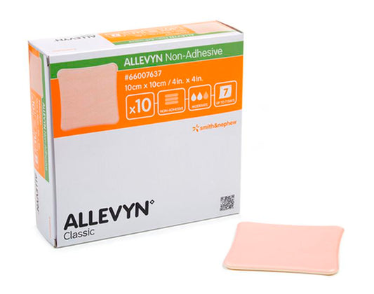 BX/10 ALLEVYN NON ADHESIVE FOAM DRESSING, SIZE 5CM X 5CM