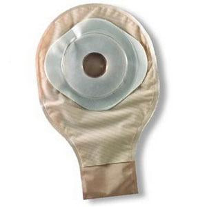 ActiveLife® One-Piece Stomahesive® Skin Barrier, Pre-Cut Stoma Opening 3/4" (19mm), Drainable Pouch, Opaque 10" (25.4cm), Tail Clip - Box of 20