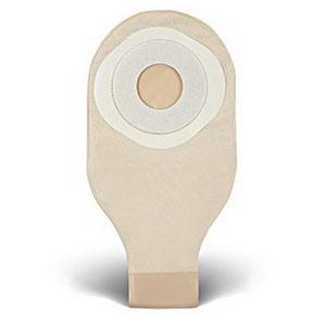 ActiveLife® One-Piece Stomahesive® Skin Barrier, Pre-Cut Stoma Opening 1" (25mm), Drainable Pouch, Opaque 12" (30.5cm), Tail Clip - Box of 20