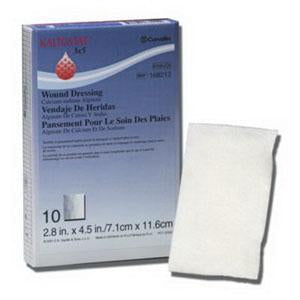 BX/10 KALTOSTAT CALCIUM ALGINATE WOUND DRESSING, 10CM 19CM (4IN X 8IN)