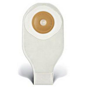 ActiveLife® One-Piece Durahesive® Skin Barrier, Pre-Cut Stoma Opening 1-1/8" (28mm), Drainable Pouch, Transparent 12" (30.5cm), Tail Clip - Box of 5