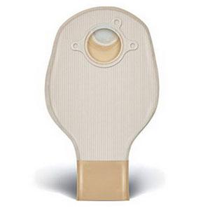 Natura® Two-Piece Drainable Pouch, Flange 2-1/4" (57mm), Opaque 10" (25.4cm), Tail Clip - Box of 10
